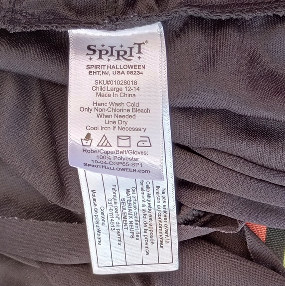 Child's Cape Halloween Costume Party Haunted House Scary Creepy Horror Robe - Picture 5 of 6